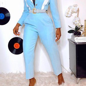 Baby Blue Power Suit